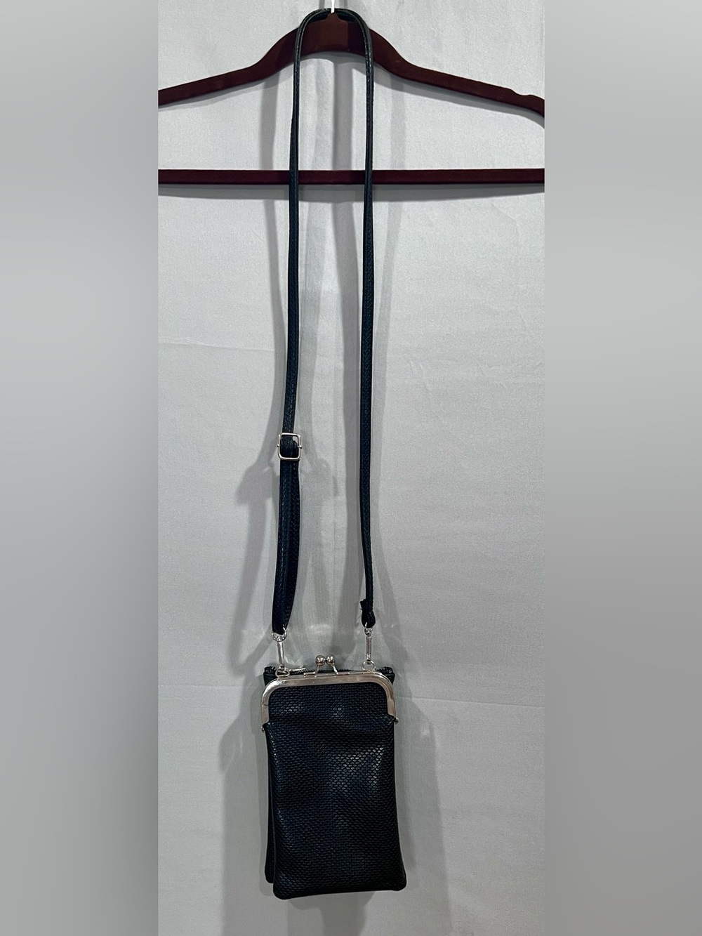 Foxblood Apple Leather Mini Crossbody Bag - Picture 13 of 13